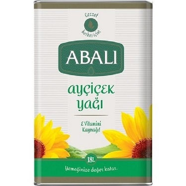 Abalı Ayçicek Yağı 18 Lt