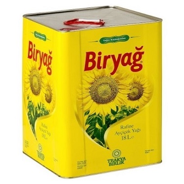 Biryağ Ayçicek Yağı 18 Lt